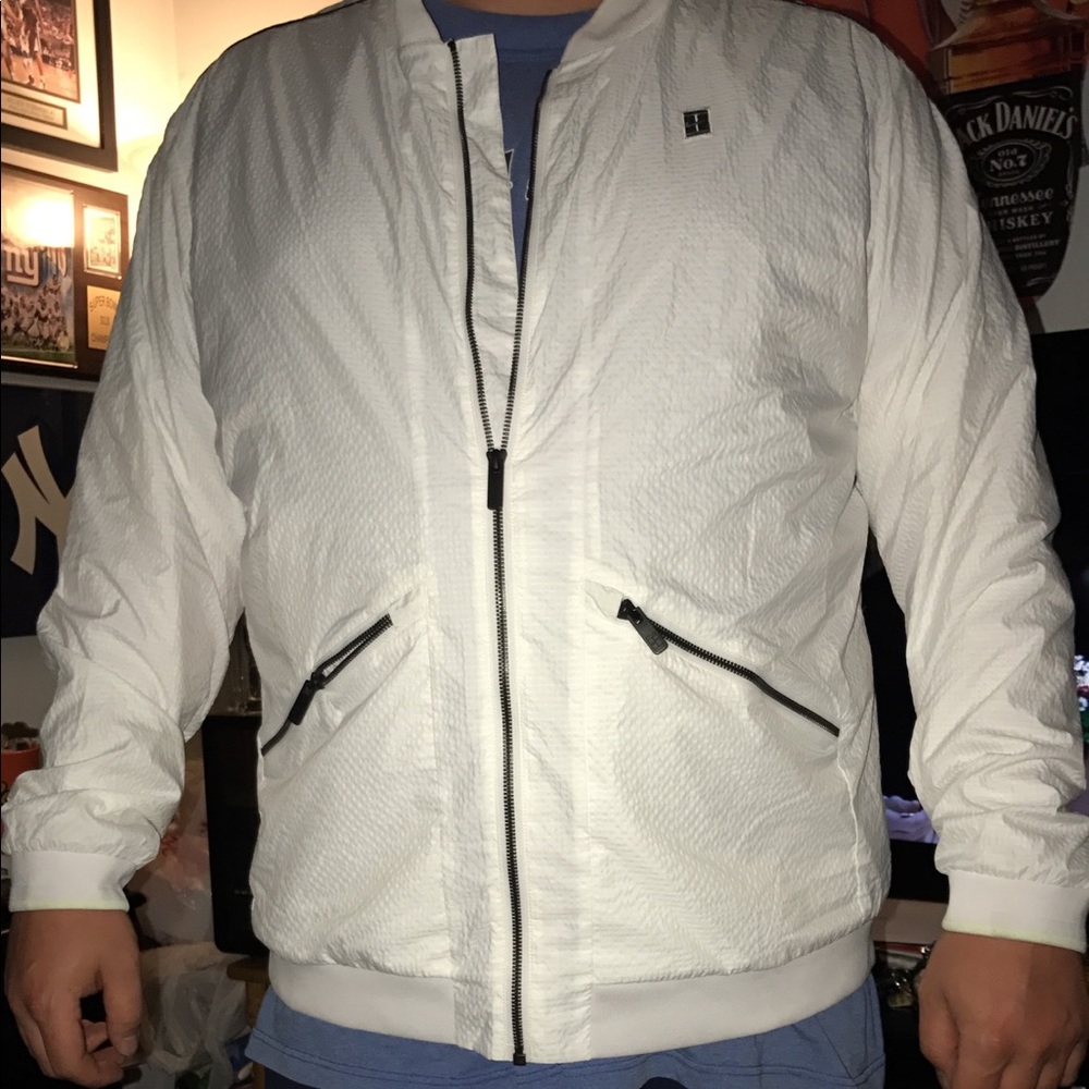 Nike men white Jacket {Brand New}